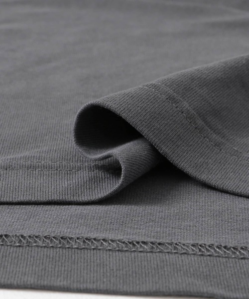 FORK&SPOON（フォークアンドスプーン）の「FORK&SPOON　フロッキーロゴプリントTシャツ（Tシャツ/カットソー・レディース・オフホワイト/チャコールグレー・1）」の20枚目の写真