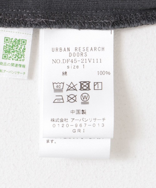 FORK&SPOON（フォークアンドスプーン）の「FORK&SPOON　フロッキーロゴプリントTシャツ（Tシャツ/カットソー・レディース・オフホワイト/チャコールグレー・1）」の22枚目の写真