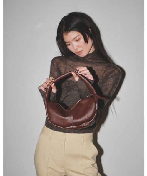 TODAYFUL（トゥデイフル）の「【TODAYFUL/トゥデイフル】Leather Wrap Bag（ハンドバッグ・レディース・バーガンディー/クリーム/ブラック・FREE）」の9枚目の写真