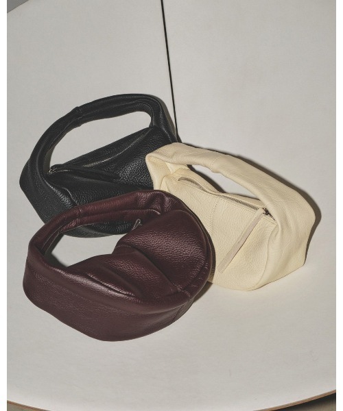 TODAYFUL（トゥデイフル）の「【TODAYFUL/トゥデイフル】Leather Wrap Bag（ハンドバッグ・レディース・バーガンディー/クリーム/ブラック・FREE）」の11枚目の写真