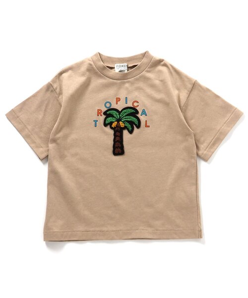 F.O.KIDS（エフオーキッズ）の「3柄サガラTee（Tシャツ/カットソー・キッズ・ブラウン/カーキ/グレー・100/95/90/80/140/130/120/110）」の5枚目の写真