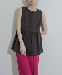 HEYUMM | フリルペプラムジレ(ベスト)