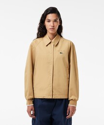 【人気⭐LACOSTE】ベージュ　薄いコート　ワニ　サイズ42 LACOSTE｜ラコステのジャケット/アウター（ベージュ系）通販