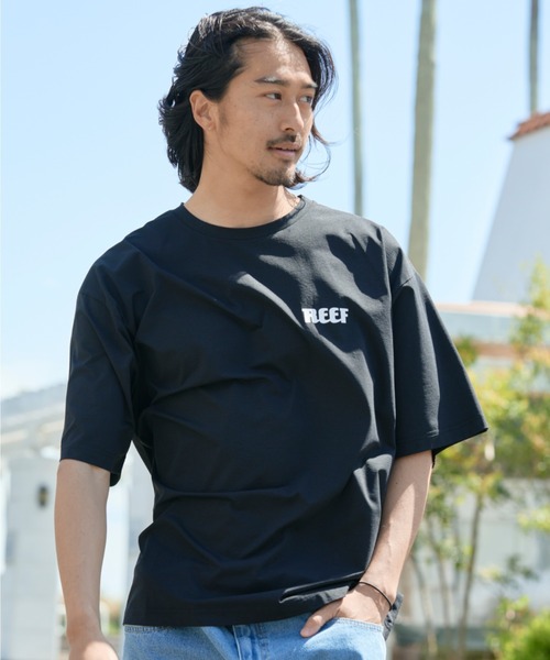 セール】REEF/リーフ 半袖Tシャツ/ラッシュガード 水陸両用 UVケア