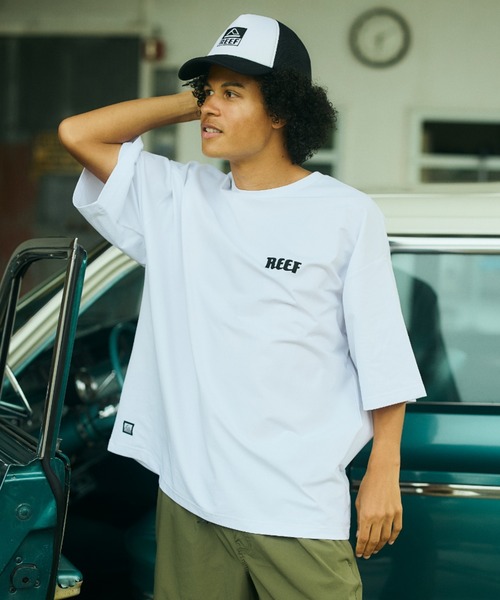 セール】REEF/リーフ 半袖Tシャツ/ラッシュガード 水陸両用 UVケア
