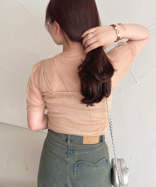 apres jour（アプレジュール）の「チュールビスチェセット【ZOZOTOWN限定アイテム】（ベスト・レディース・アイボリー/ピンク/グレー/ネイビー・X-LARGE/フリー）」の10枚目の写真