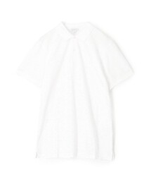 SUNSPEL サンスペル　Ｓ　メンズ ポロシャツ ホワイト　白　半袖　未使用 リニアメッシュニット ポロシャツ（Ecru）| Sunspel