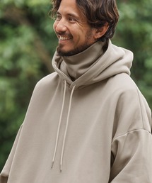 mpa3500-Boa Lining Sweat High Neck Hood Mix Pullover プルオーバーパーカー