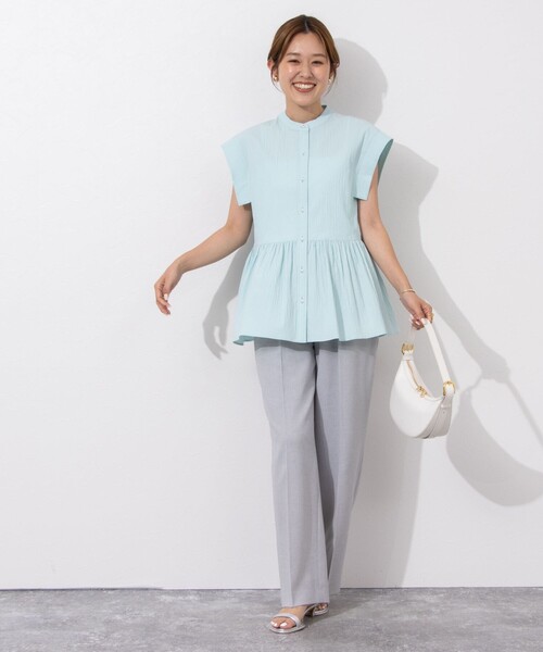 【クーポン対象外】 NOLLEY'S Sophi（ノーリーズソフィ）の「サッカーペプラム トップス