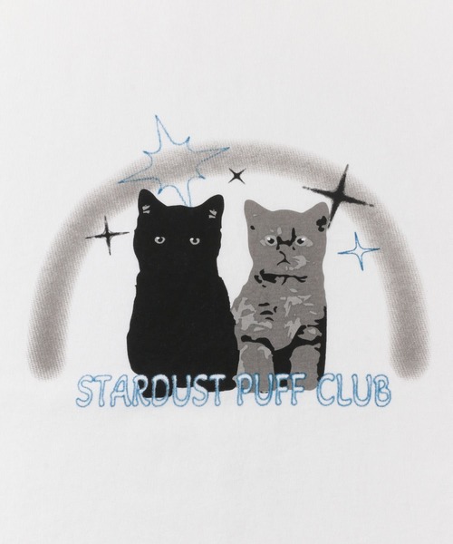 SENSE OF PLACE by URBAN RESEARCH（センスオブプレイスバイアーバンリサーチ）の「キャットグラフィックプリントTシャツ A（Tシャツ/カットソー・メンズ・ホワイト/ライトブルー/ブラック・LARGE/MEDIUM）」の22枚目の写真