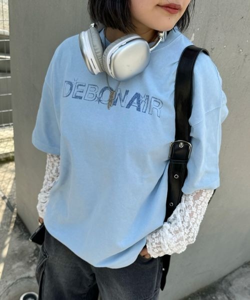 PBLIM（ページボーイリム）の「PBLIM/レーストップス（Tシャツ/カットソー・レディース・ブラック/オフホワイト・FREE）」の6枚目の写真