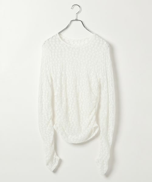 PBLIM（ページボーイリム）の「PBLIM/レーストップス（Tシャツ/カットソー・レディース・ブラック/オフホワイト・FREE）」の18枚目の写真