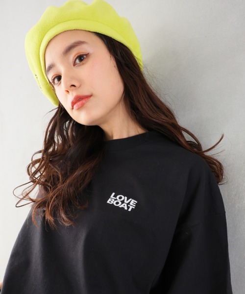 LOVE BOAT(ラブ・ボート)の「LOVEBOAT Tシャツ(Tシャツ/カットソー・レディース・ブラック/パープル/ホワイト/ホワイト系その他/ブラック系その他/ブラック系その他2/ブラック系その他3/ブラック系その他4/ホワイト系その他2/ホワイト系その他3/ホワイト系その他4・M/L)」の10枚目の写真