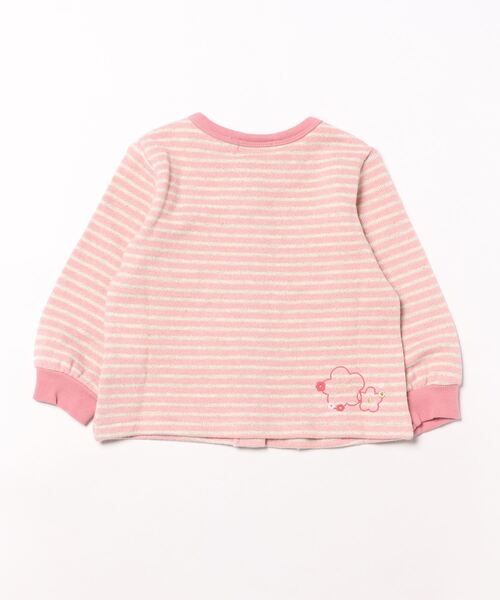 KP(ケーピー)の「ラメボーダー裏毛カーディガン(90~150)(カーディガン/ボレロ・キッズ・ピンク/ミント・90cm/100cm/120cm/130cm/110cm/140cm)」の19枚目の写真