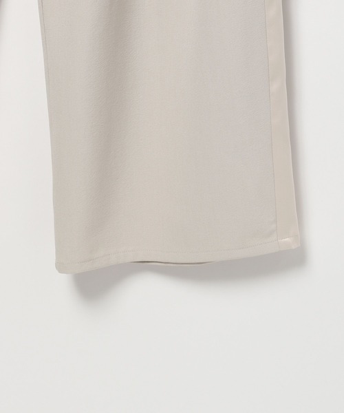 BAYFLOW（ベイフロー）の「[シワになりにくい]Wウエストワイドラインパンツ（その他パンツ・レディース・グレイッシュベージュ/チャコール/モカ・SMALL/MEDIUM）」の16枚目の写真