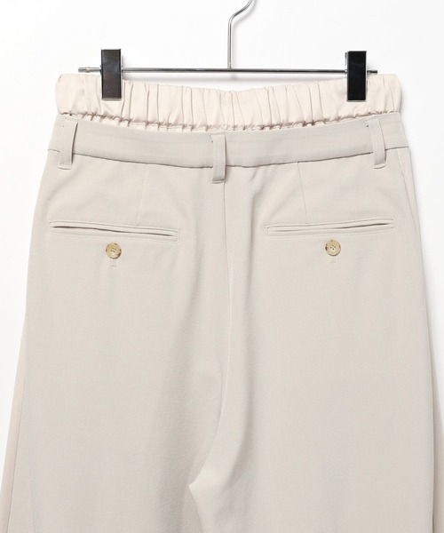 BAYFLOW（ベイフロー）の「[シワになりにくい]Wウエストワイドラインパンツ（その他パンツ・レディース・グレイッシュベージュ/チャコール/モカ・SMALL/MEDIUM）」の18枚目の写真