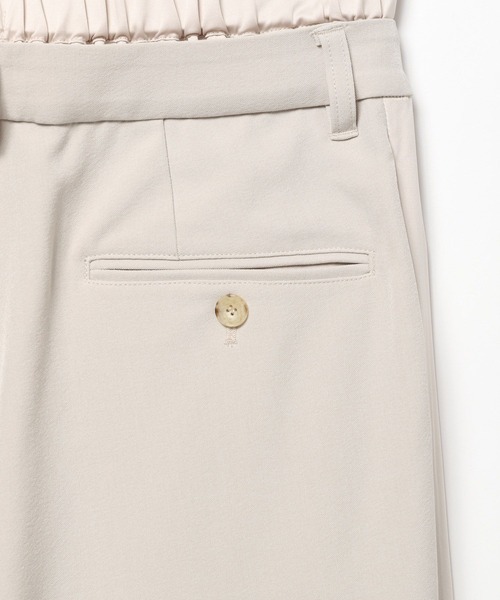 BAYFLOW（ベイフロー）の「[シワになりにくい]Wウエストワイドラインパンツ（その他パンツ・レディース・グレイッシュベージュ/チャコール/モカ・SMALL/MEDIUM）」の19枚目の写真