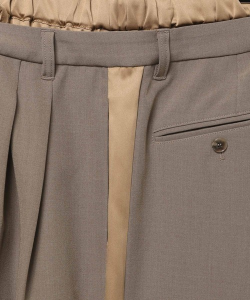 BAYFLOW（ベイフロー）の「[シワになりにくい]Wウエストワイドラインパンツ（その他パンツ・レディース・グレイッシュベージュ/チャコール/モカ・SMALL/MEDIUM）」の22枚目の写真