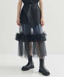 STUDIOUS | 【VIVIANO/ヴィヴィアーノ】《STUDIOUS別注》Detachable Skirt/デタッチャブルチュールレイヤードスカート(スカート)