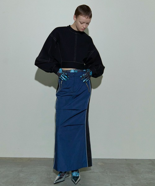 MAISON SPECIAL（メゾンスペシャル）の「Flower Dot Print Glove/フラワードットプリントグローブ【MAISON SPECIAL/メゾンスペシャル】（手袋・レディース・ブルー/イエロー・FREE）」の12枚目の写真