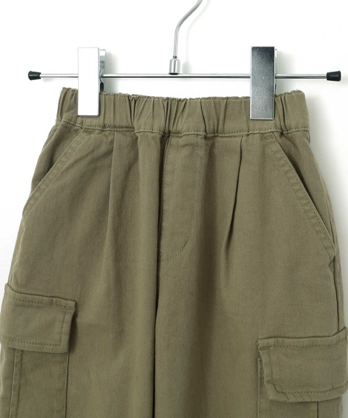MAKE YOUR DAY（メイクユアデイ）の「カーゴポケット付きジョガーパンツ■150.160cm（カーゴパンツ・キッズ・チャコールグレー/カーキ/アイボリー・160/150）」の10枚目の写真