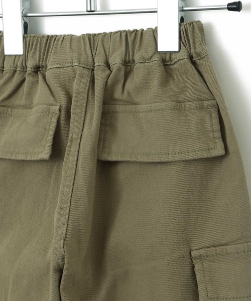 MAKE YOUR DAY（メイクユアデイ）の「カーゴポケット付きジョガーパンツ■150.160cm（カーゴパンツ・キッズ・チャコールグレー/カーキ/アイボリー・160/150）」の13枚目の写真