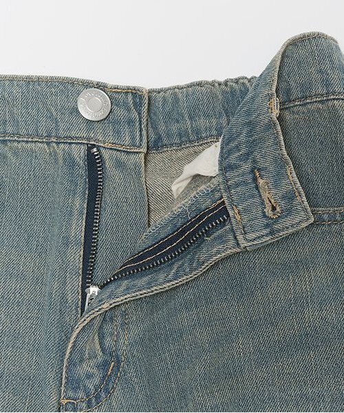 LOVETOXIC（ラブトキシック）の「【LTXC】ダメージロングパンツ（デニムパンツ・キッズ・サックスブルー/グレー/ネイビー/ブルー・L/S/M）」の7枚目の写真