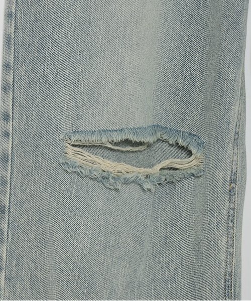 LOVETOXIC（ラブトキシック）の「【LTXC】ダメージロングパンツ（デニムパンツ・キッズ・サックスブルー/グレー/ネイビー/ブルー・L/S/M）」の12枚目の写真