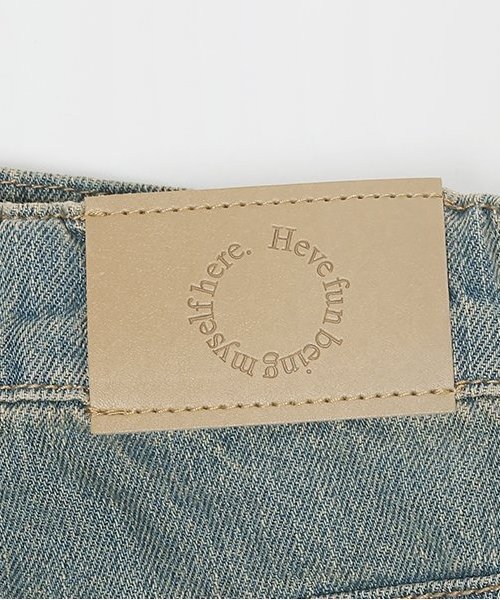 LOVETOXIC（ラブトキシック）の「【LTXC】ダメージロングパンツ（デニムパンツ・キッズ・サックスブルー/グレー/ネイビー/ブルー・L/S/M）」の17枚目の写真