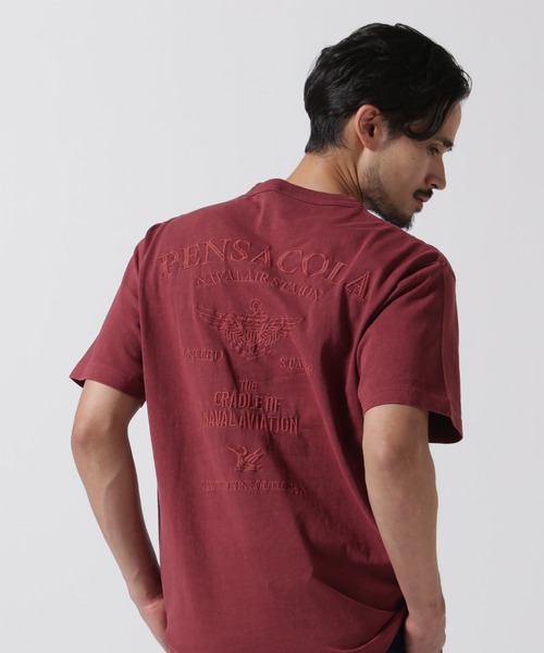 《直営店限定》FADE WASH T-SHIRT 'PENSACOLA' / フェードウォッシュ Tシャツ 'ペンサコーラ' / AVIREX / アヴィレックス（Tシャツ/カットソー）｜AVIREX（アヴィレックス）