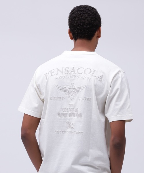 《直営店限定》FADE WASH T-SHIRT 'PENSACOLA' / フェードウォッシュ Tシャツ 'ペンサコーラ' / AVIREX / アヴィレックス（Tシャツ/カットソー）｜AVIREX（アヴィレックス）