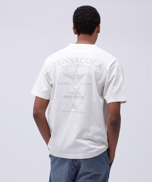 《直営店限定》FADE WASH T-SHIRT 'PENSACOLA' / フェードウォッシュ Tシャツ 'ペンサコーラ' / AVIREX / アヴィレックス（Tシャツ/カットソー）｜AVIREX（アヴィレックス）