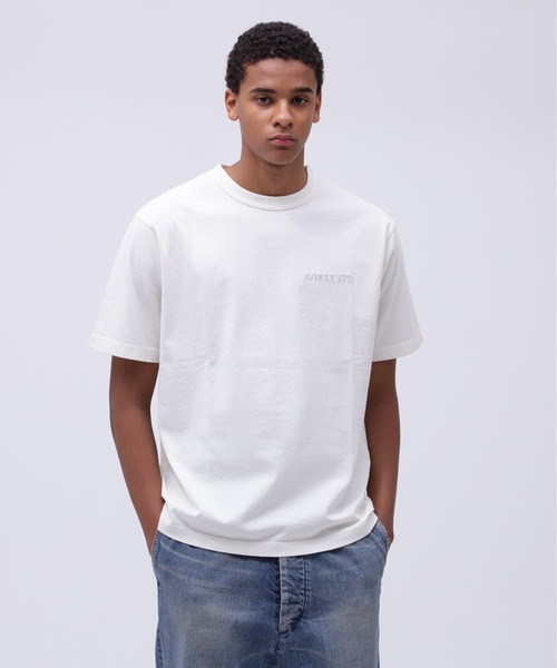 《直営店限定》FADE WASH T-SHIRT 'PENSACOLA' / フェードウォッシュ Tシャツ 'ペンサコーラ' / AVIREX / アヴィレックス（Tシャツ/カットソー）｜AVIREX（アヴィレックス）