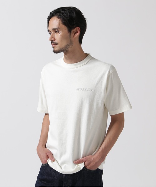 《直営店限定》FADE WASH T-SHIRT 'PENSACOLA' / フェードウォッシュ Tシャツ 'ペンサコーラ' / AVIREX / アヴィレックス（Tシャツ/カットソー）｜AVIREX（アヴィレックス）