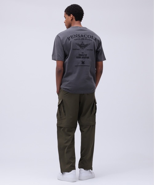 《直営店限定》FADE WASH T-SHIRT 'PENSACOLA' / フェードウォッシュ Tシャツ 'ペンサコーラ' / AVIREX / アヴィレックス（Tシャツ/カットソー）｜AVIREX（アヴィレックス）