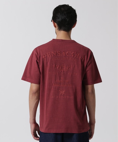 《直営店限定》FADE WASH T-SHIRT 'PENSACOLA' / フェードウォッシュ Tシャツ 'ペンサコーラ' / AVIREX / アヴィレックス（Tシャツ/カットソー）｜AVIREX（アヴィレックス）