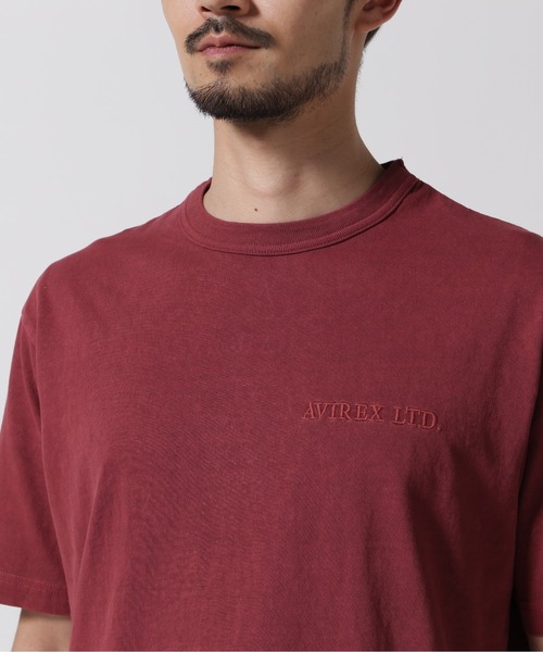 《直営店限定》FADE WASH T-SHIRT 'PENSACOLA' / フェードウォッシュ Tシャツ 'ペンサコーラ' / AVIREX / アヴィレックス（Tシャツ/カットソー）｜AVIREX（アヴィレックス）