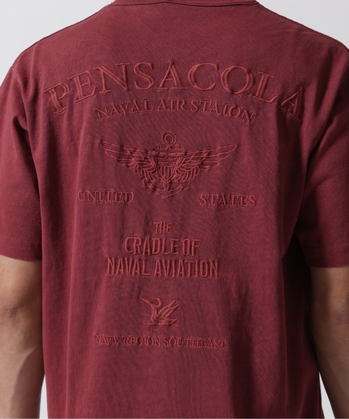 《直営店限定》FADE WASH T-SHIRT 'PENSACOLA' / フェードウォッシュ Tシャツ 'ペンサコーラ' / AVIREX / アヴィレックス（Tシャツ/カットソー）｜AVIREX（アヴィレックス）