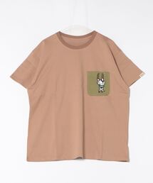 【チャイハネ】さすらいネコおかか ポケットTシャツ