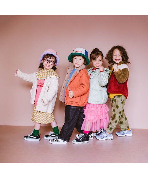 p.premier(ピードットプルミエ)の「フリルトリムカラーキルティングアウター(ダウンジャケット/コート・キッズ・ミント/ブラック・80/90/100/110/120/130/140)」の11枚目の写真