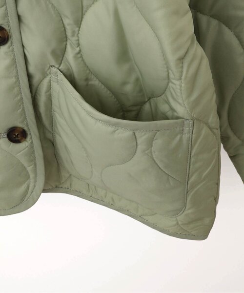 p.premier(ピードットプルミエ)の「フリルトリムカラーキルティングアウター(ダウンジャケット/コート・キッズ・ミント/ブラック・80/90/100/110/120/130/140)」の17枚目の写真