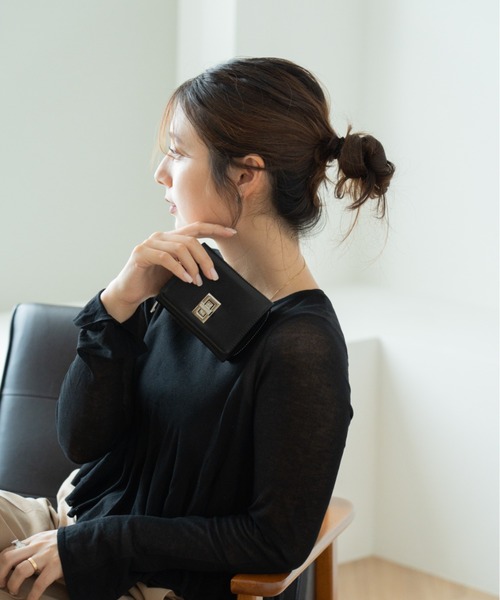 セール】Rename フラップ シルバーバックル 3フォールド コンパクト