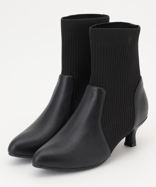 【セール】【23.0~24.5cm】リブポインテッド ブーツ（ブーツ）｜any SiS（エニィスィス）