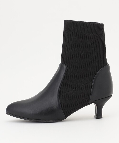 ANY SIS（エニィスィス）の「【23.0~24.5cm】リブポインテッド ブーツ（ブーツ・レディース・ベージュ系/ブラック系・SMALL/MEDIUM/LARGE/LL）」の13枚目の写真