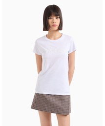 ARMANI EXCHANGE | 【A|X アルマーニ エクスチェンジ】AXロゴ　半袖クルーネックTシャツ/SLIM(Tシャツ/カットソー)
