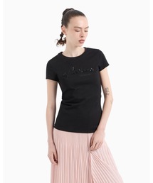 ARMANI EXCHANGE | 【A|X アルマーニ エクスチェンジ】AXロゴ　半袖クルーネックTシャツ/SLIM(Tシャツ/カットソー)