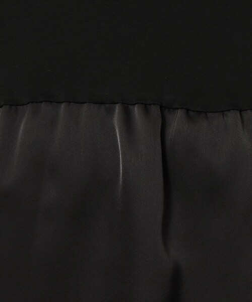 OPAQUE.CLIP(オペークドットクリップ)の「◆サテンドッキングカットソー【洗濯機洗い可】(Tシャツ/カットソー・レディース・ブラック/ライトベージュ・40/38/36)」の10枚目の写真
