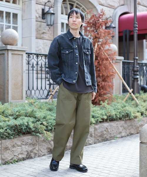 OMNIGOD mens / オムニゴッド] 14ozセルヴィッチブラックデニム サード