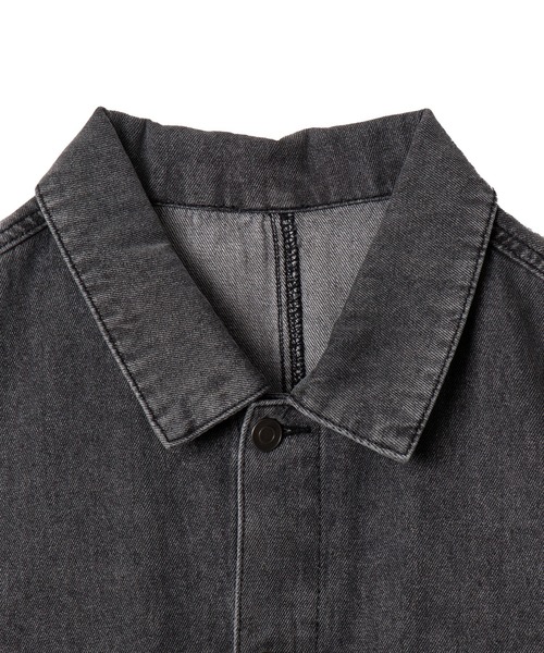 WEGO（ウィゴー）の「WEGO/デニムベスト（デニムジャケット・メンズ・ブラック系3・LARGE/MEDIUM）」の12枚目の写真