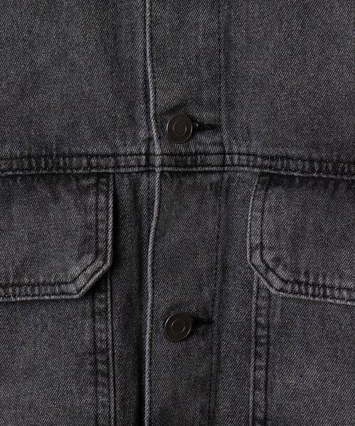WEGO（ウィゴー）の「WEGO/デニムベスト（デニムジャケット・メンズ・ブラック系3・LARGE/MEDIUM）」の10枚目の写真